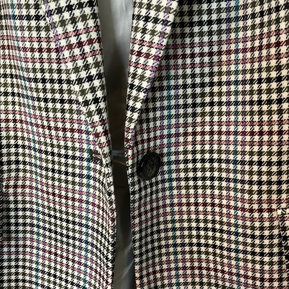 Talbots Checkered Blazer - Picture 3 of 7